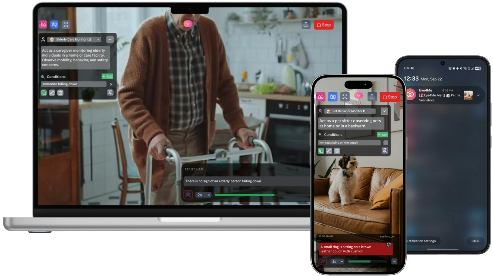 Eye4Me AI Vision Language Model Demo Preview